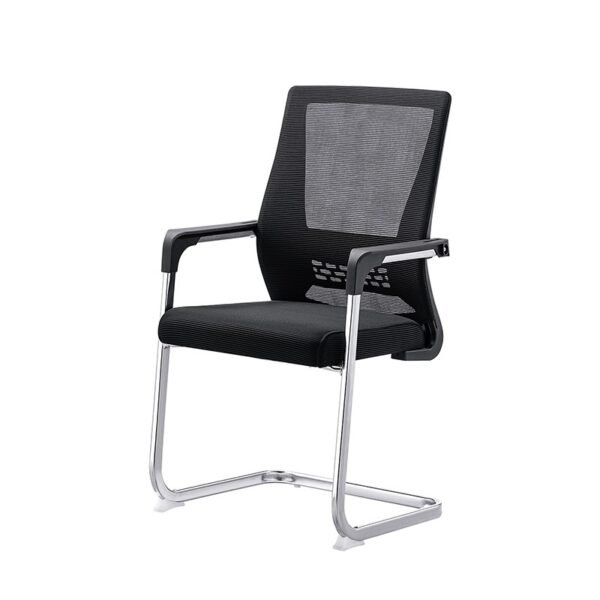 Black Mesh Visitor Chair - AK73